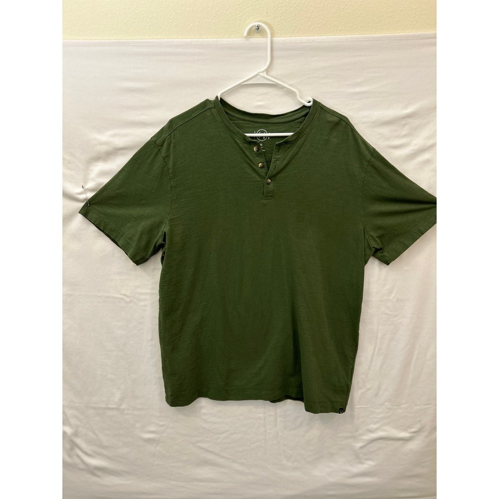 EvenTide  Men's XL Pullover T-Shirt V-Neck Green